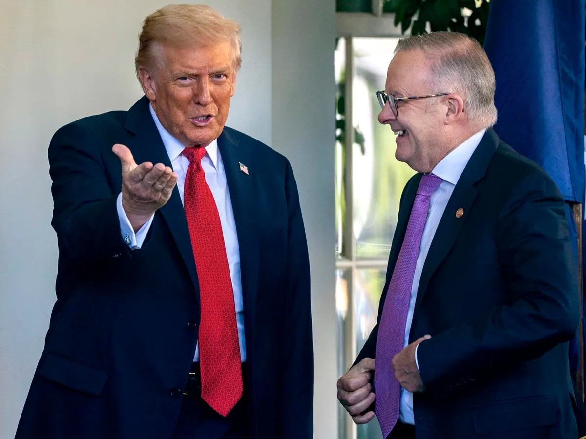 Donald Trump și Anthony Albanese