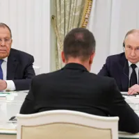 Serghei Lavrov, Péter Szijjártó și Vladimir Putin - Foto: Profimedia images