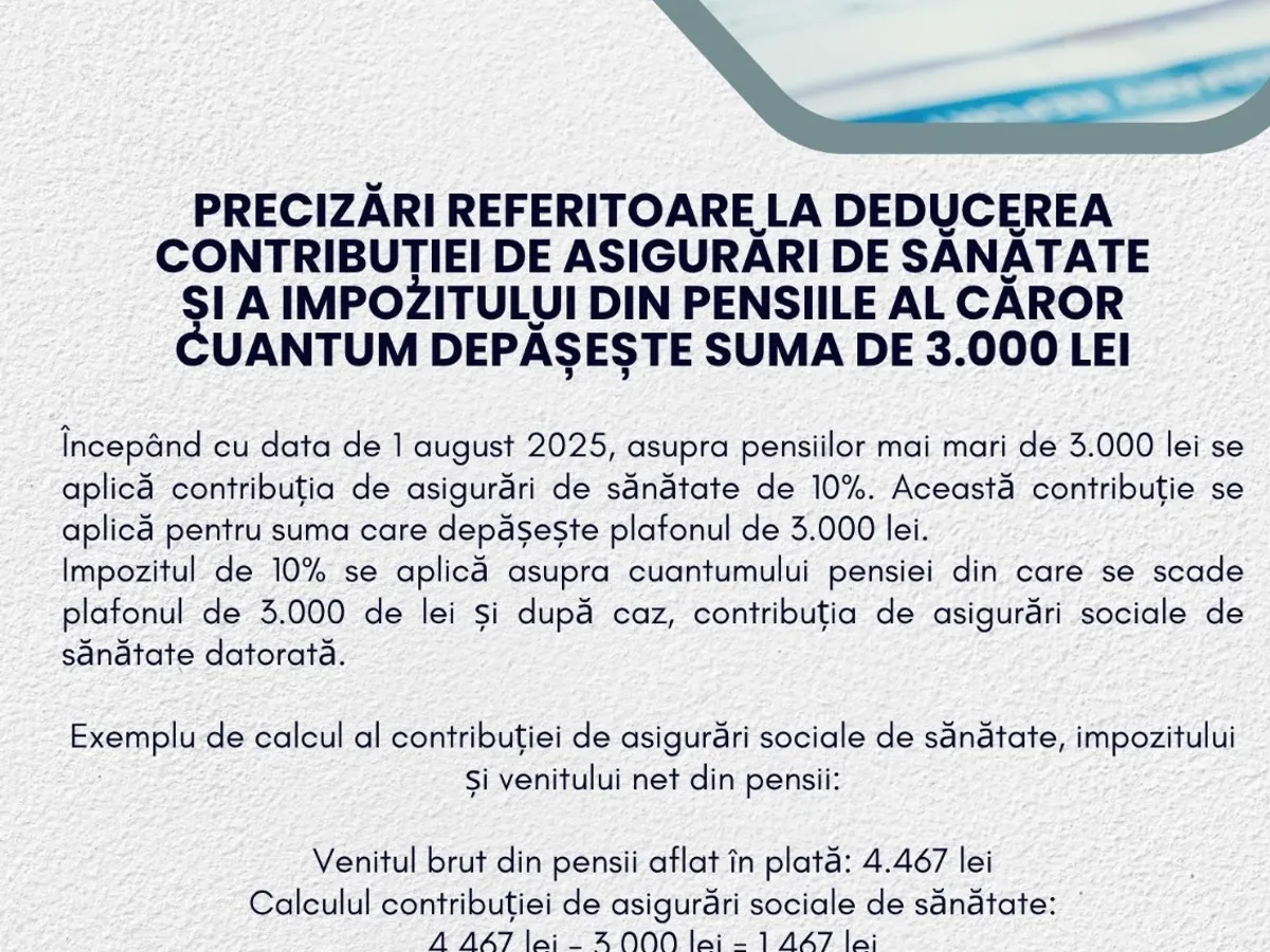 Foto: Casa Națională de Pensii