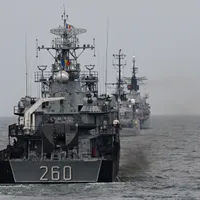 Nave de război în timpul unui exercițiu Sea Shield în Marea neagră - Foto: Profimedia Images