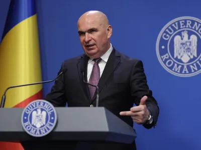 Ilie Bolojan, conferinţă de presă la Palatul Victoria - Foto: INQUAM PHOTOS/George Călin