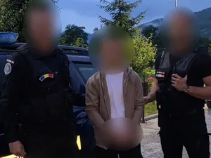 Călăuza grupului de uraineni a fost arestat - Foto: Poliţia de Frontieră Sighetu Marmației