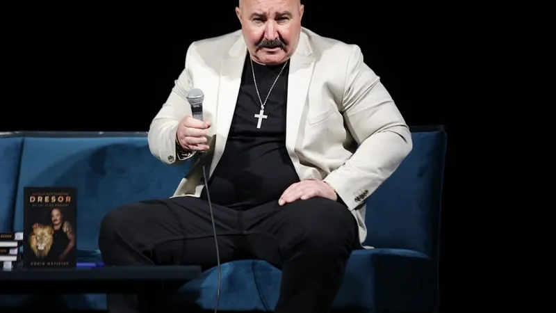 Nuțu Cămătaru la prezentarea cărții despre viața sa Foto: cancan.ro