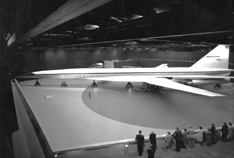 Machetă avion Boeing 2707