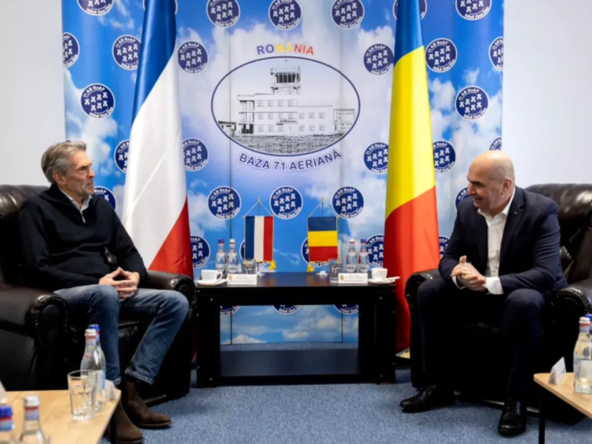 Ilie Bolojan s-a întâlnit cu premierul Țărilor de Jos la Baza Aeriană de la Câmpia Turzii