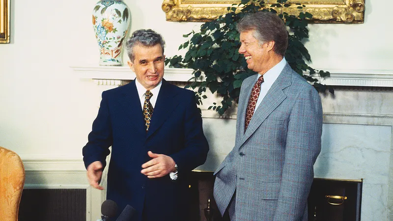 Ceaușescu a jucat cartea nealinierii în comunism și s-a întâlnit cu președintele Carter - Foto: Profimedia Images