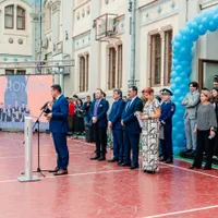 Primit cu ostilitate, George SImion a avut o intervenție foarte scurtă- Foto: Digi 24