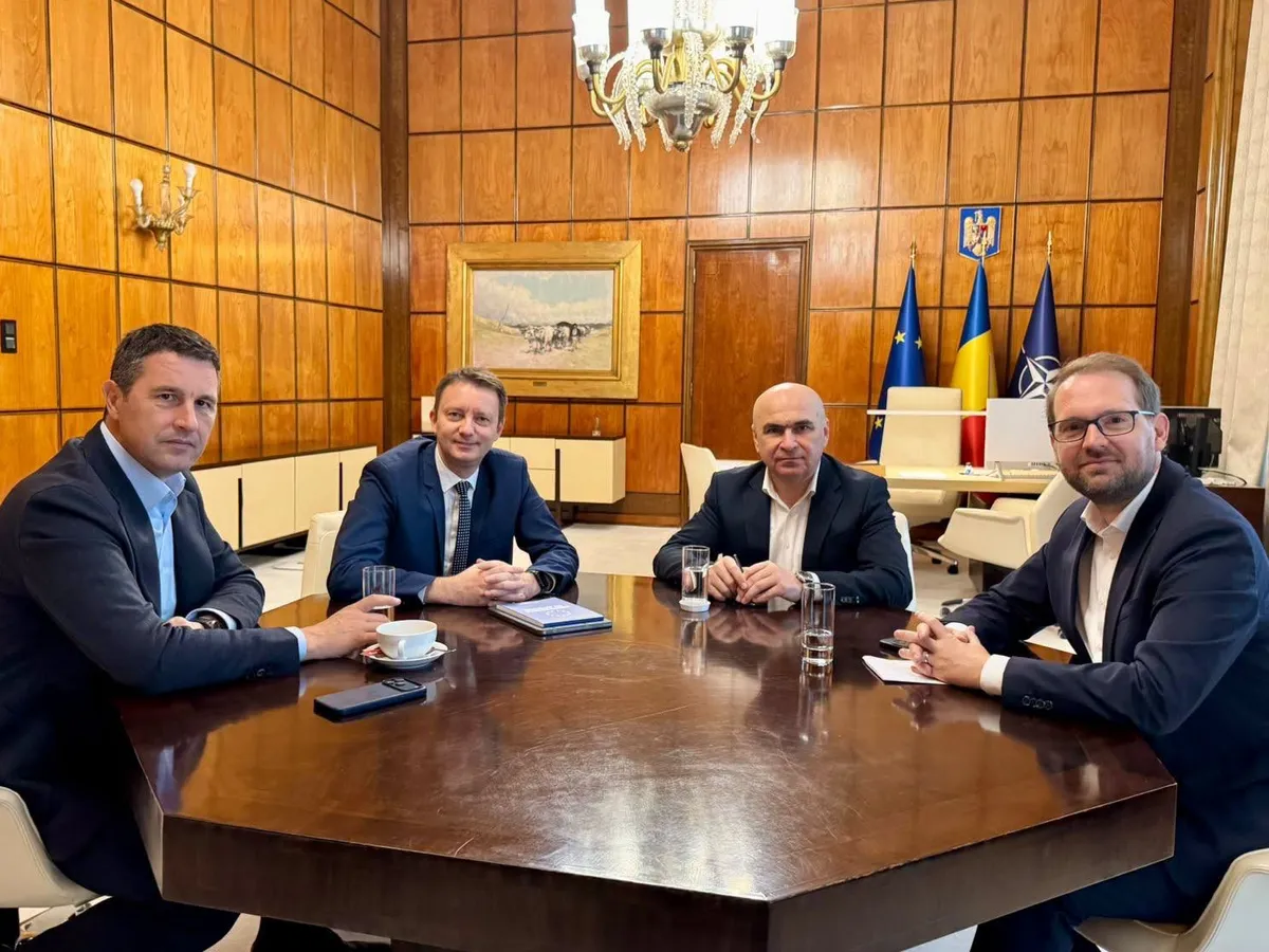 Siegfried Mureșan, Ilie Bolojan, Tanczos Barna și Dominic Fritz - Foto: Facebook/Siegfried Mureșan