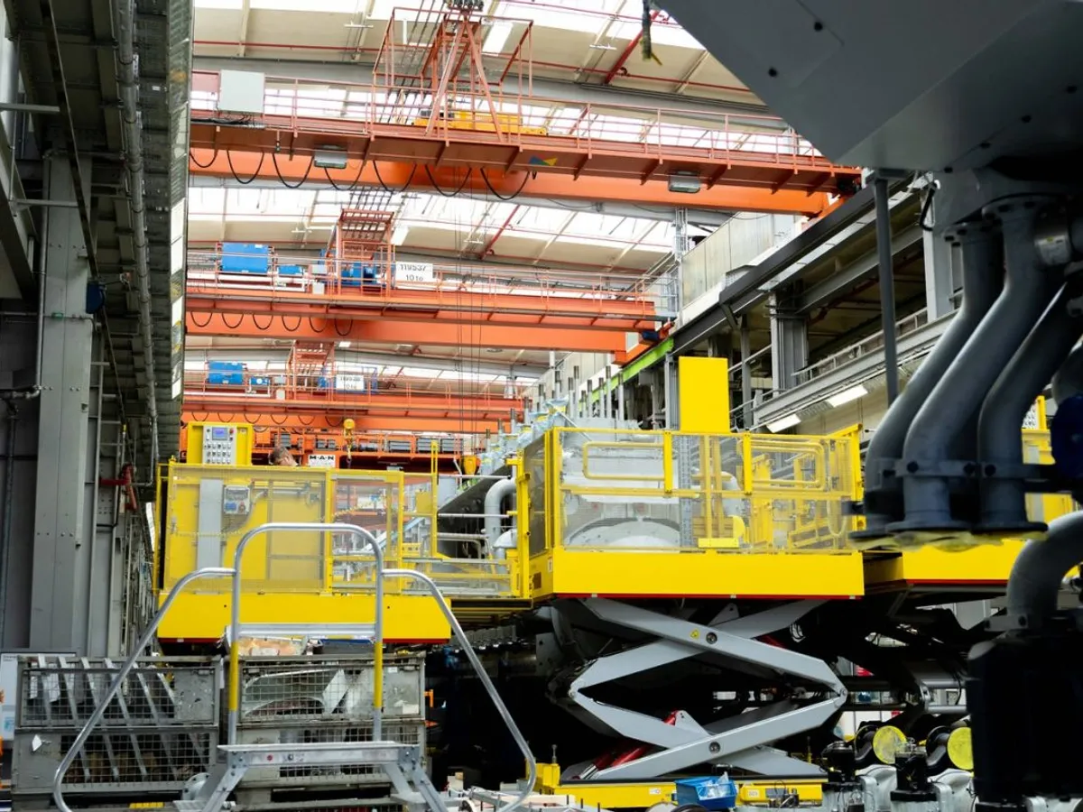 Facilitate de producţie din Augsburg a subcontractorului Volkswagen Everllence SE - Foto: Profimedia Images