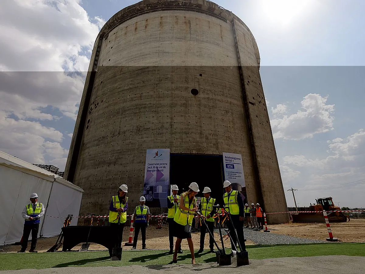 Începerea lucrărilor de retehnologizare de la Reactorul 1 al CNE Cernavodă - Foto: INQUAM PHOTOS/George Călin