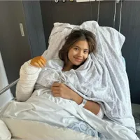 Emma Răducanu, pe patul de spital. Foto: Instagram /emmaraducanu