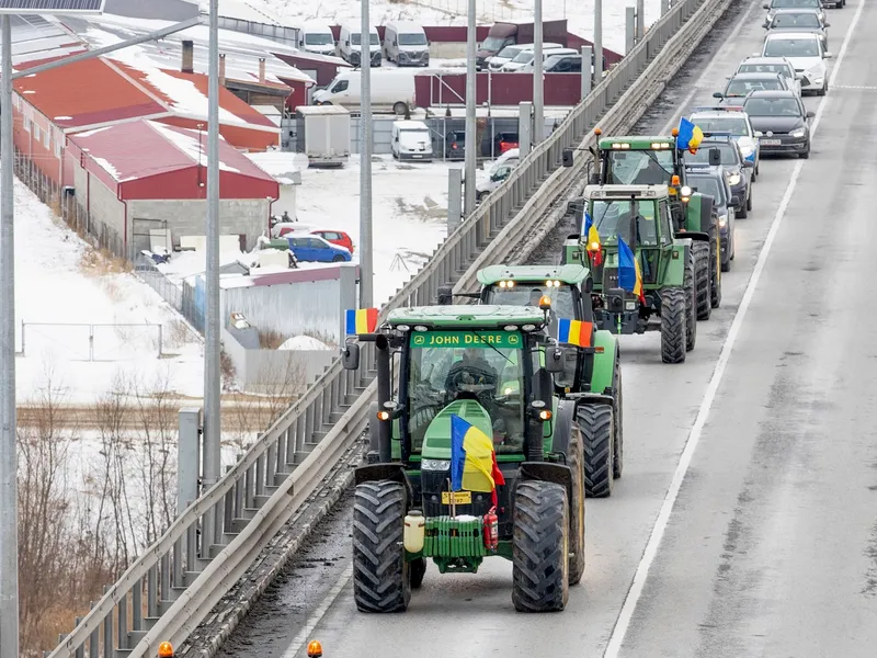 Cum s-au încheiat protestele transportatorilor? Problemele în trafic vor continua - Foto: INQUAM PHOTOS / Casian Mitu