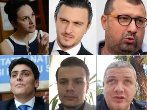 Alina Bica, Dragoș Săvulescu, colonelul Daniel Dragomir (rândul de sus), Marian Zlotea, Mario Iorgulescu, Mircea Nebunu (rândul de jos) sunt cei mai cunoscuți infractori protejați de justiția italiană Foto: INQUAM Photos/Facebook