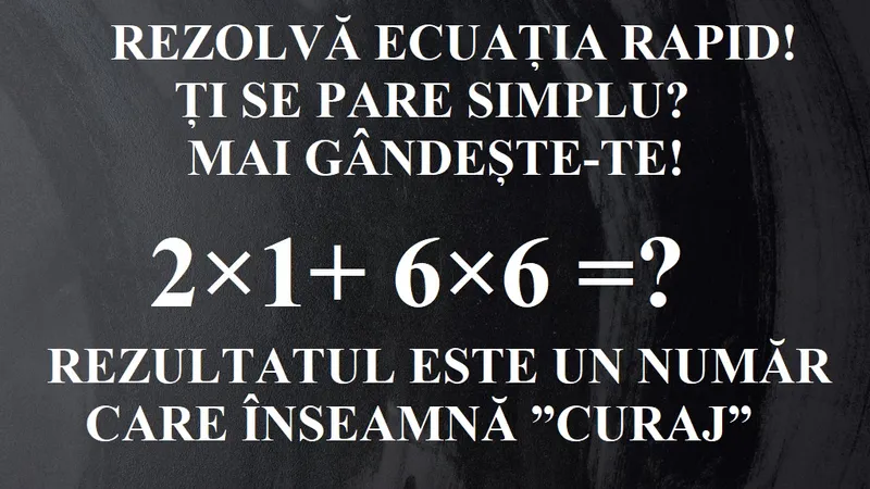 Problemă de matematică Foto: Newsweek