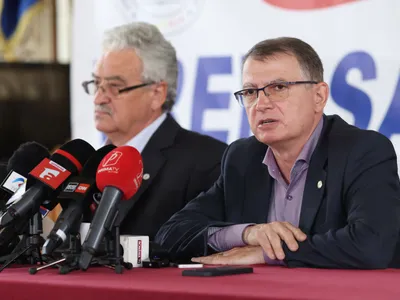 Simion Hăncescu și Marius Nistor - Foto: INQUAM PHOTOS / Sabin Cirstoveanu