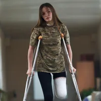 La 19 ani s-a înrolat în armată. Vrea să-și apere țara de ruși. Nimic nu-i poate ucide spiritul - FOTO: Twitter/ @DefenceU