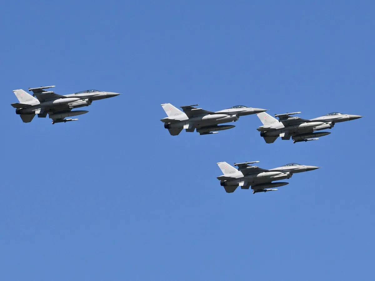 O flotă de 12 avioane F-16 ale SUA se îndreaptă spre Iran - Foto: Profimedia Images (imagine cu rol ilustrativ)