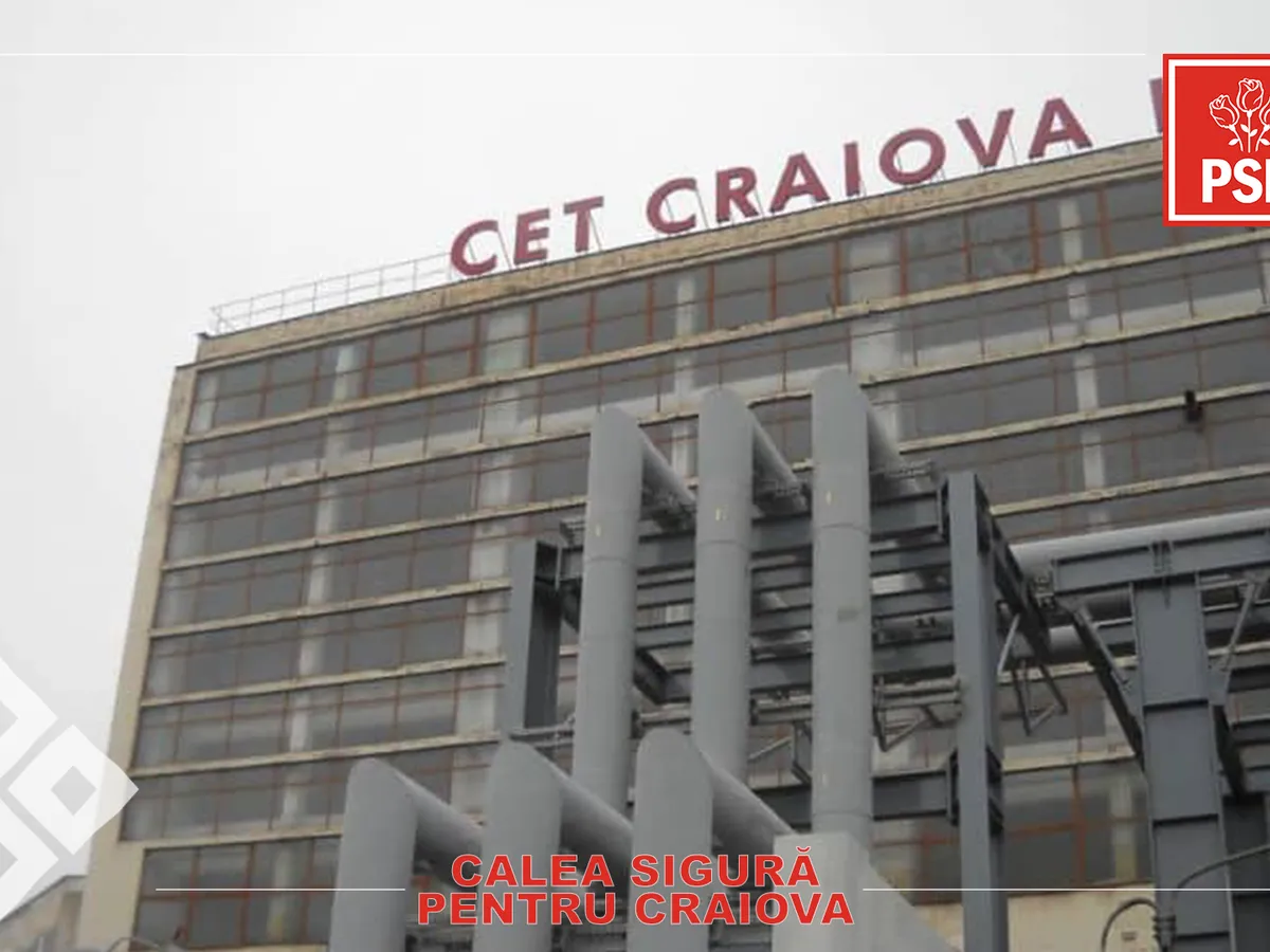 PSD promitea reabilitarea CET Craiova în 2024 - Foto: PSD Craiova