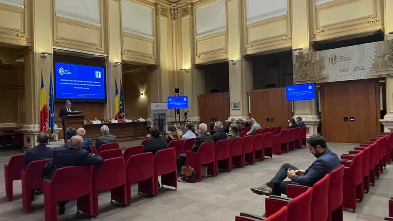 Lansarea lui Severin de la BNR - Foto: Facebook, Universul Juridic
