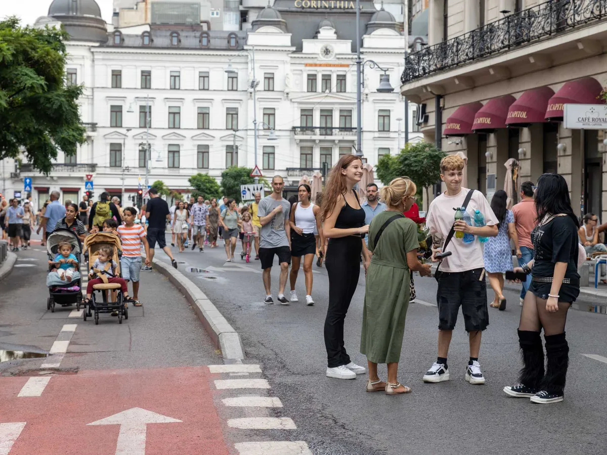Calea Victoriei închisă - Foto: ARCUB