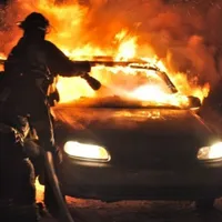 Incendiu mașină - Foto: Ziarul de Iași/ Imagine cu caracter ilustrativ