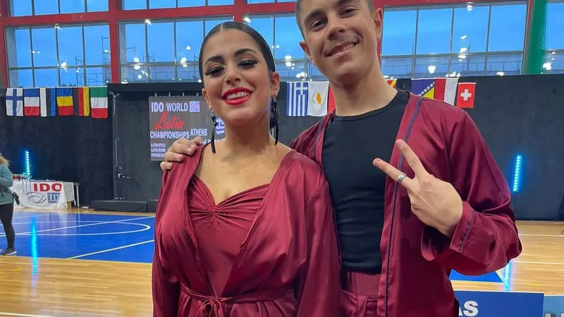 Favaro Lupu Narcis Valentin și Aurora Erriquez / Foto: ASD Veneto Danza