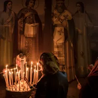 La Mănăstirea Kiev-Pecersk se cânta pentru „mama Rusia”/foto: facebook