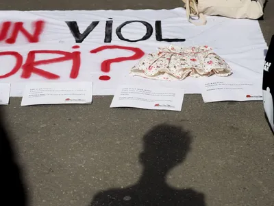 Protest al feministelor. Foto: FILIA