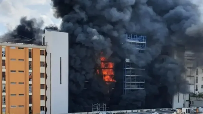 Incendiu la Roma - Foto: BBC