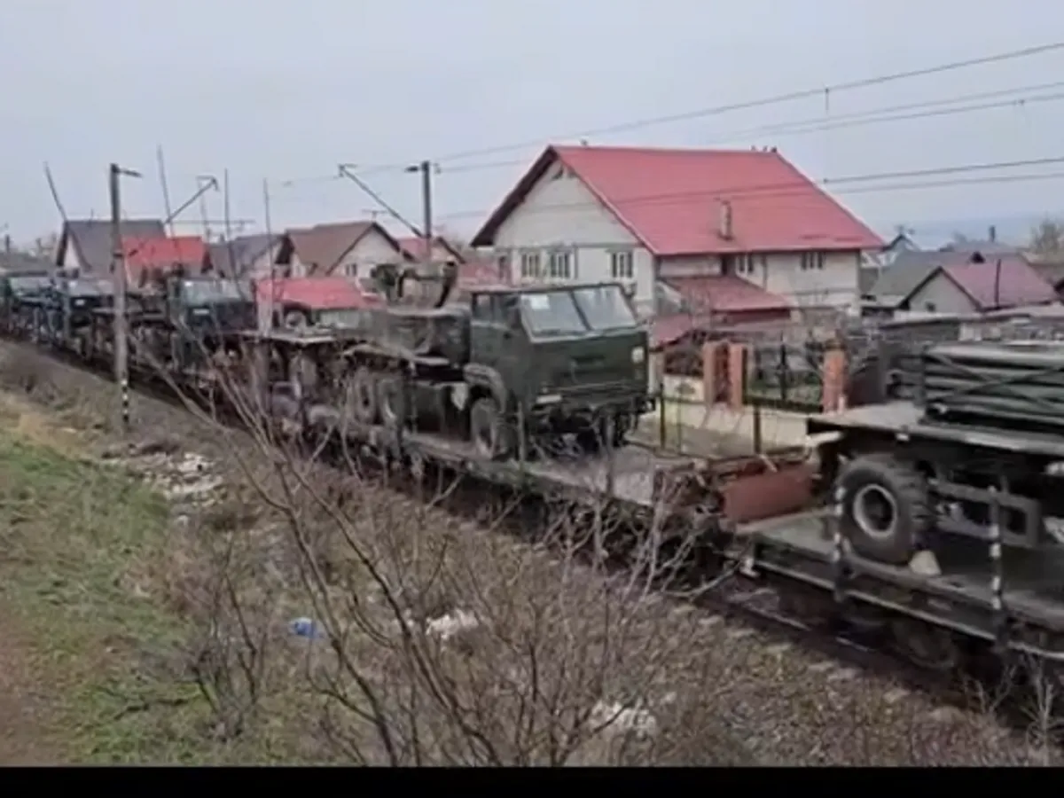 VIDEO România a deplasat 32 de vehicule militare la 100 de km de granița cu Ucraina. Care e motivul? - Foto: FB