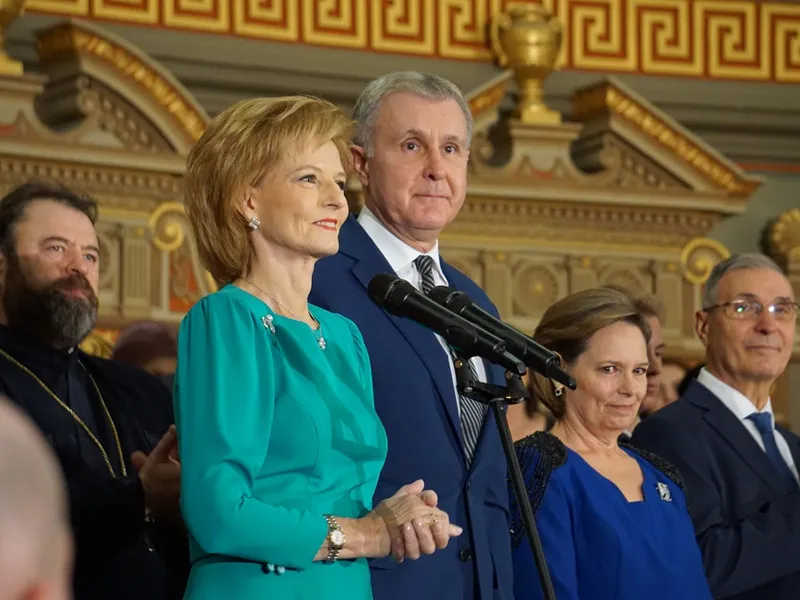 Majestatea Sa Margareta Custodele Coroanei şi Alteţa Sa Regală Principele Radu, la Concertul Regal Caritabil din 2023 - Foto: Franco Godini