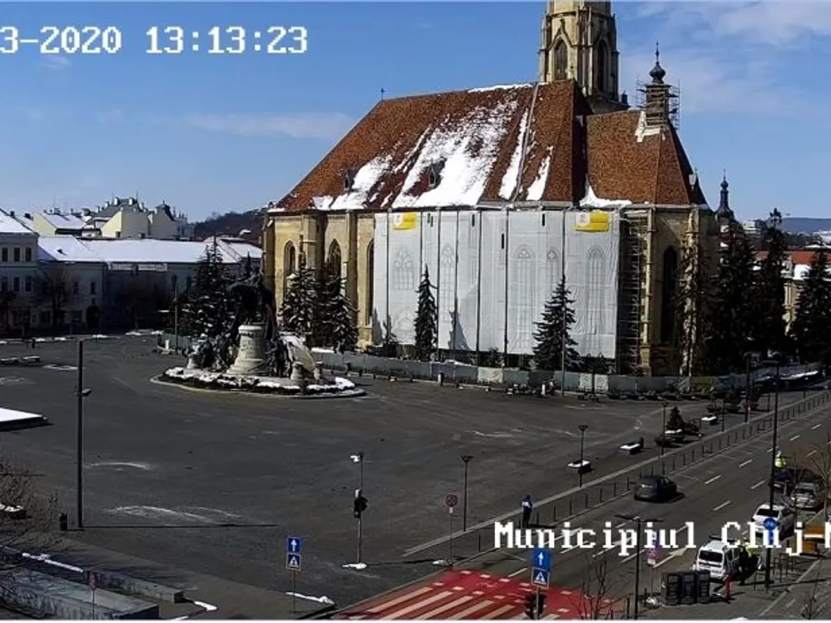 Captură cameră live Primăria Cluj