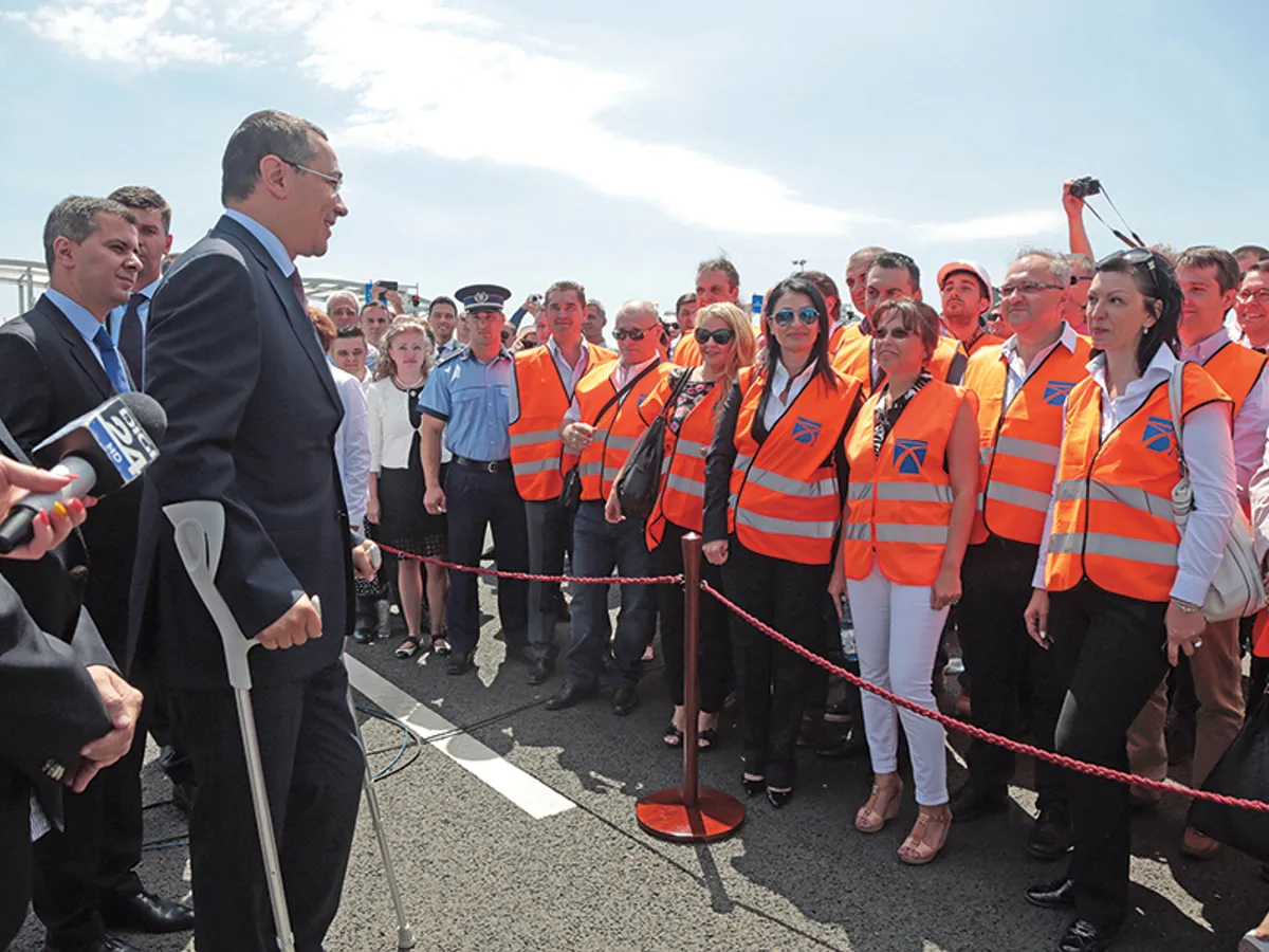 MINCIUNI Victor Ponta a promis că se retrage din politică dacă nu va termina autostrada spre munți - Foto: INQUAM PHOTOS/ Virgil Simionescu