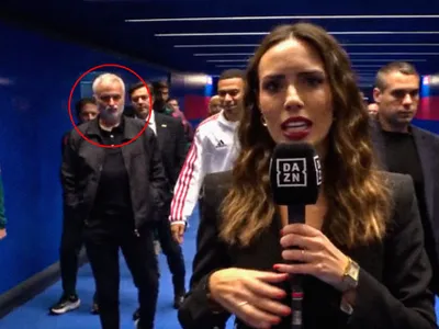 Gestul lui Jose Mourinho, aflat în spatele Sandrei Diaz, a împărțit lumea în două: 