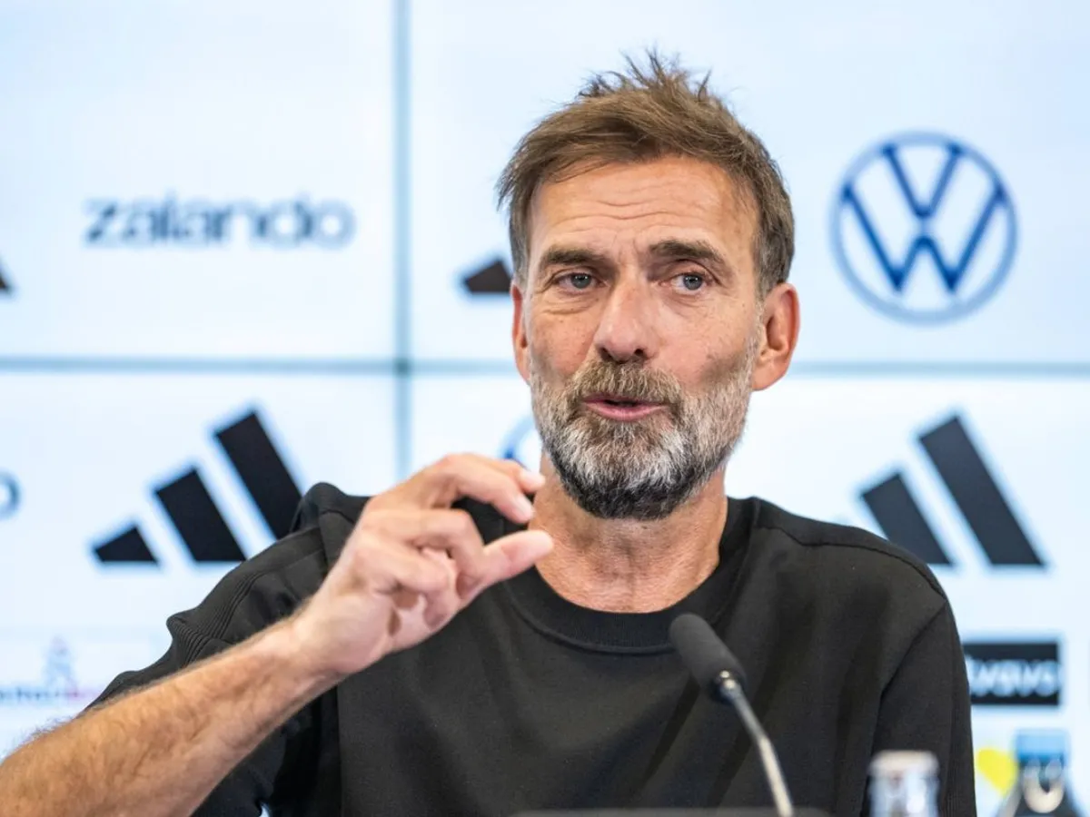 Jürgen Klopp, la conferinţa de presă de prezentare a Federaţiei Germane de Fotbal - Foto: Profimedia Image