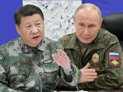 Xi Jinping și Vladimir Putin - Foto: Profimedia images