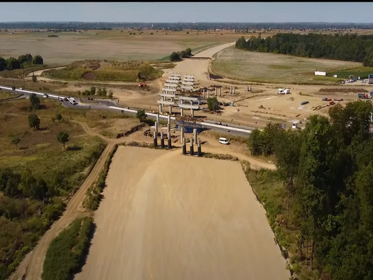 VIDEO Cum arată Autostrada București, unde lucrările avansează cu 3% pe lună. Deschidere, 2023 / Youtube