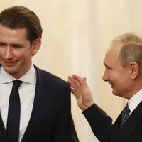 Cancelarul Kurz și Putin/ sursă voanews