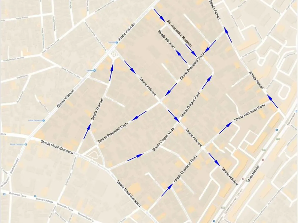 Noi sensuri unice în Sectorul 2 din București, din 1 decembrie. / Foto: Facebook