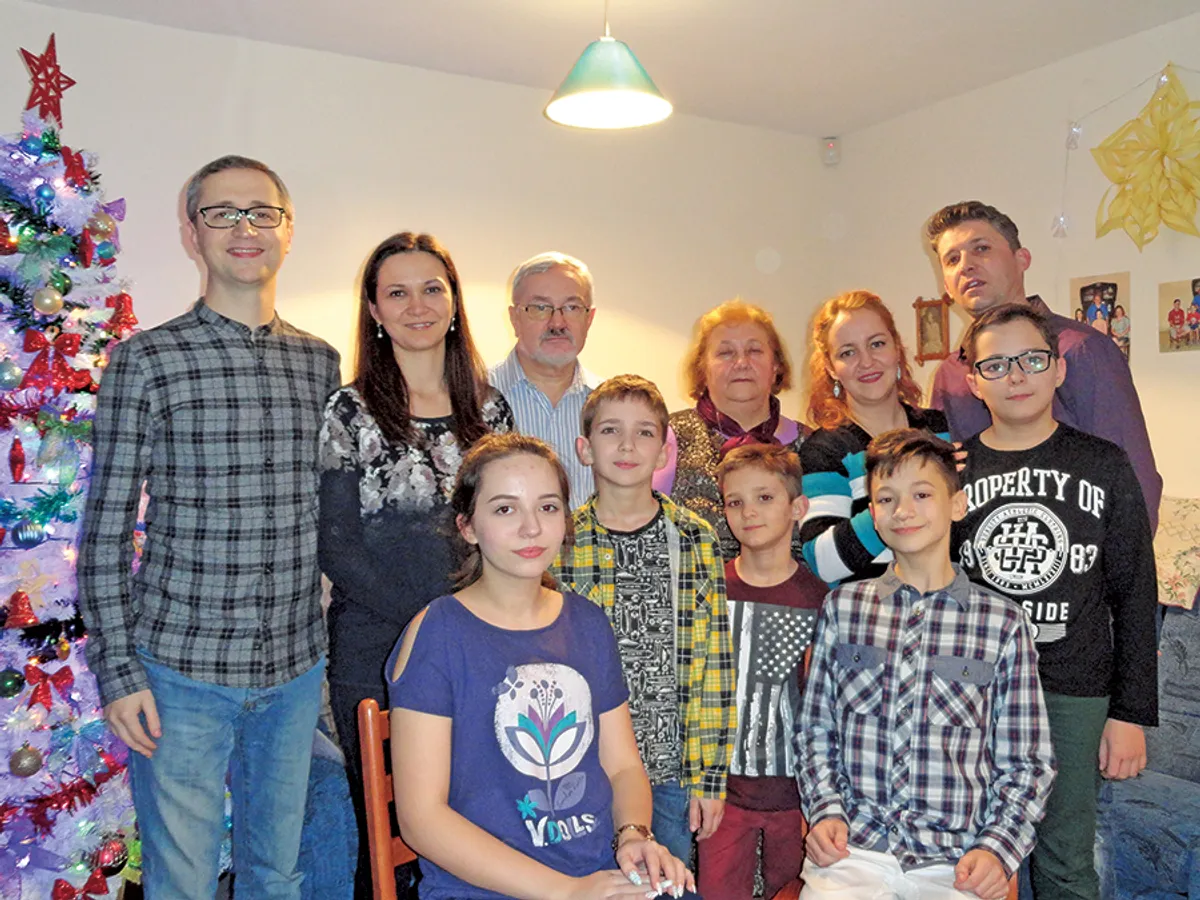 SĂRBĂTOARE Dănuț Mănăstireanu, lături de familie, în timpul unui crăciun petrecut în Marea Britanie