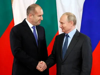 Rumen Radev și Vladimir Putin - Foto: Profimedia Images (imagine cu rol ilustrativ)