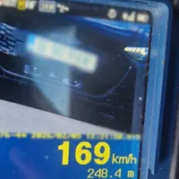 Un șofer vitezoman, „premiat” cu 1.822 lei amendă și 3 luni fără permis - Foto: Facebook / IPJ Cluj