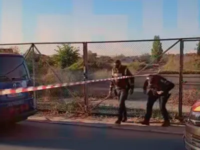 O dronă rusească de război s-a prăbușit în curtea unei case din municipiul Galați - Foto: captură video