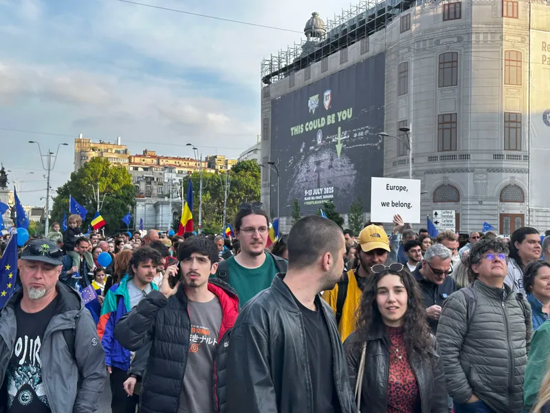 FOTO Mitinguri de amploare pro-Europa în București și în marile orașe, de 9 mai, Ziua Europei - FOTO: Newsweek (imagine cu rol ilustrativ)