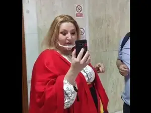 Diana Șoșoacă, în Parlament. Sursa: Facebook