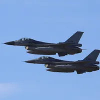 Alte trei aeronave F-16, achiziționate de România din Norvegia, au aterizat în Baza Câmpia Turzii - FOTO : RoAF