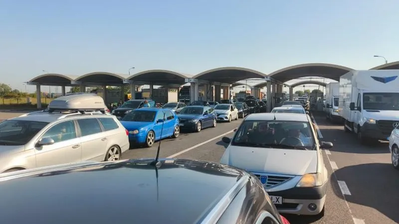Aglomerație la Vama Giurgiu-Ruse: 3000 de autovehicule au ieșit din țară, în doar șapte ore - Foto: Newsweek
