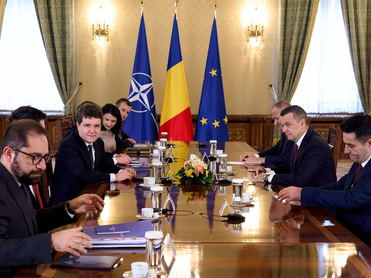 Nicușor Dan și delegația PSD la Cotroceni - Foto: Profimedia images