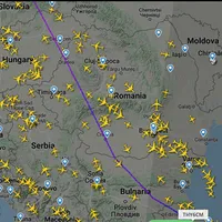 Alertă cu bombă deasupra României: Un avion Turkish de la Moscova, escortat de avioane de luptă. / Foto: news.ro