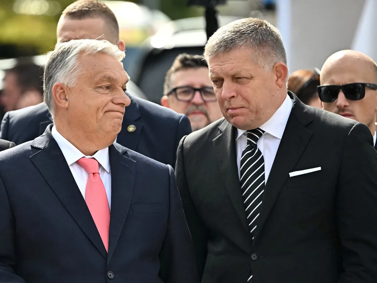Viktor Orban și Robert Fico - Foto: Profimedia images